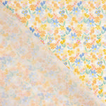 Popeline de algodão Honey Blue Meadow - Ribes y Casals