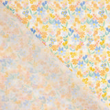 Popeline de algodão Honey Blue Meadow - Ribes y Casals