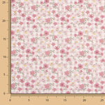 Popeline de algodão Pink Cottage Meadow - Ribes y Casals