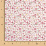 Popeline de algodão Pink Cottage Meadow - Ribes y Casals