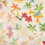 Popeline de algodão Aloha Paradise Sun - Ribes y Casals