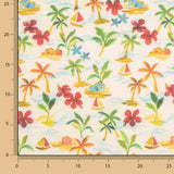 Popeline de algodão Aloha Paradise Sun - Ribes y Casals