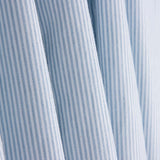 Sarga fina de algodão às riscas mini azul claro - Ribes y Casals