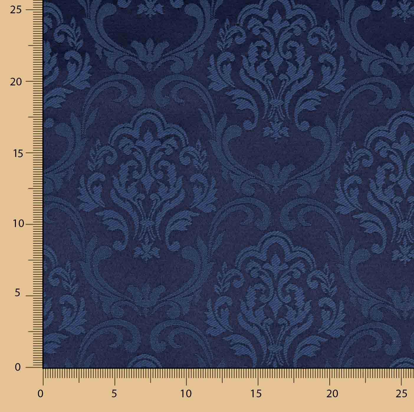 Lona jacquard Pompeya Marino - Ribes y Casals