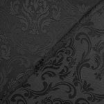 Lona Jacquard Pompeia Preta - Ribes y Casals