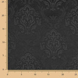 Lona Jacquard Pompeia Preta - Ribes y Casals