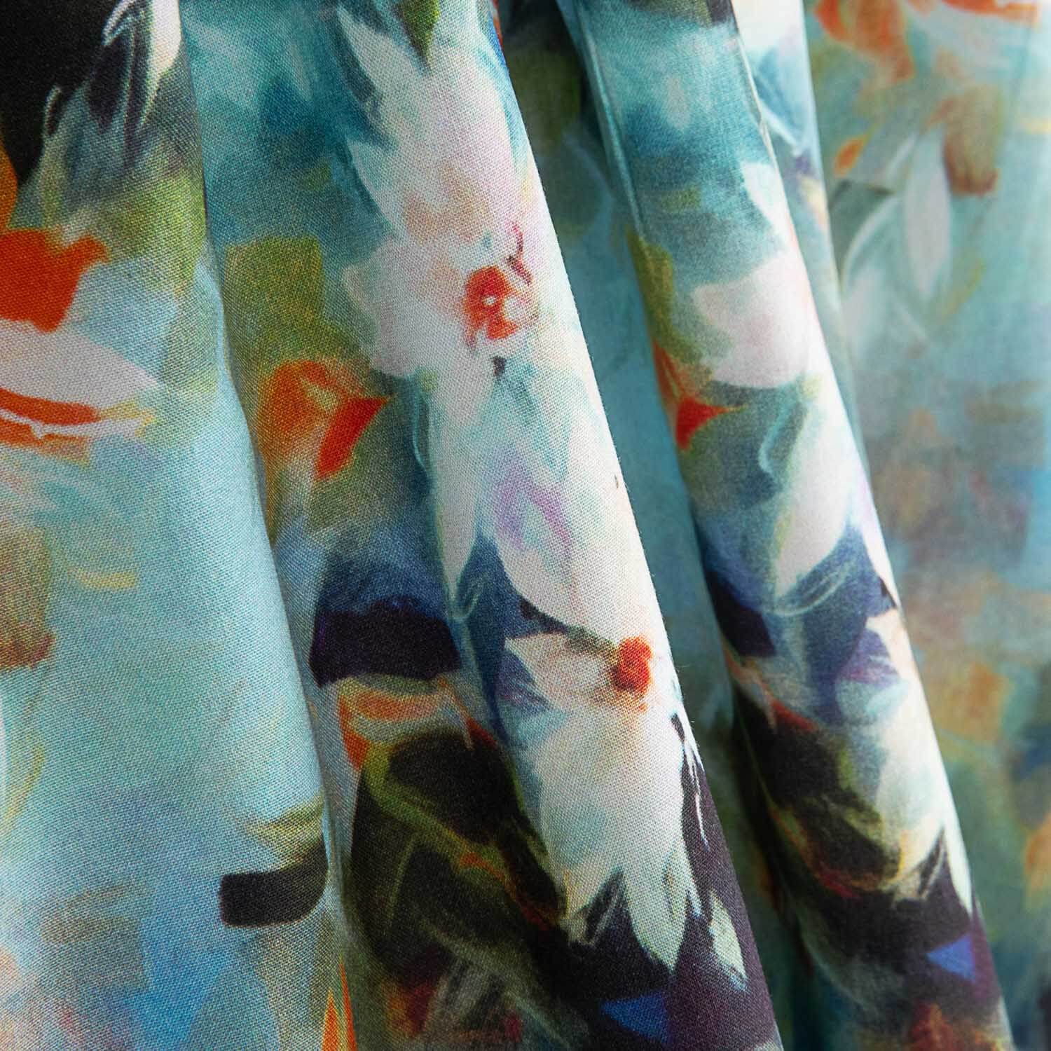 Viscose com Estampado Floral Artístico - Ribes y Casals