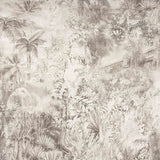 Linho estampado selva bege - Ribes y Casals