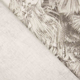 Linho estampado selva bege - Ribes y Casals
