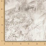 Linho estampado selva bege - Ribes y Casals