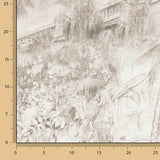 Linho estampado selva bege - Ribes y Casals