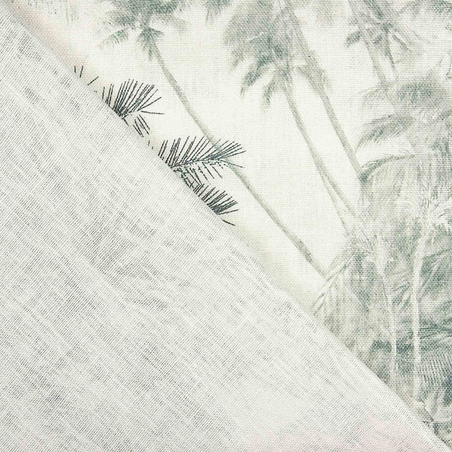 Linho estampado selva verde - Ribes y Casals