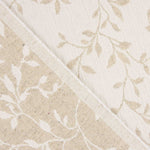 Jacquard para Casa Reversível Folhas Bege - Ribes y Casals