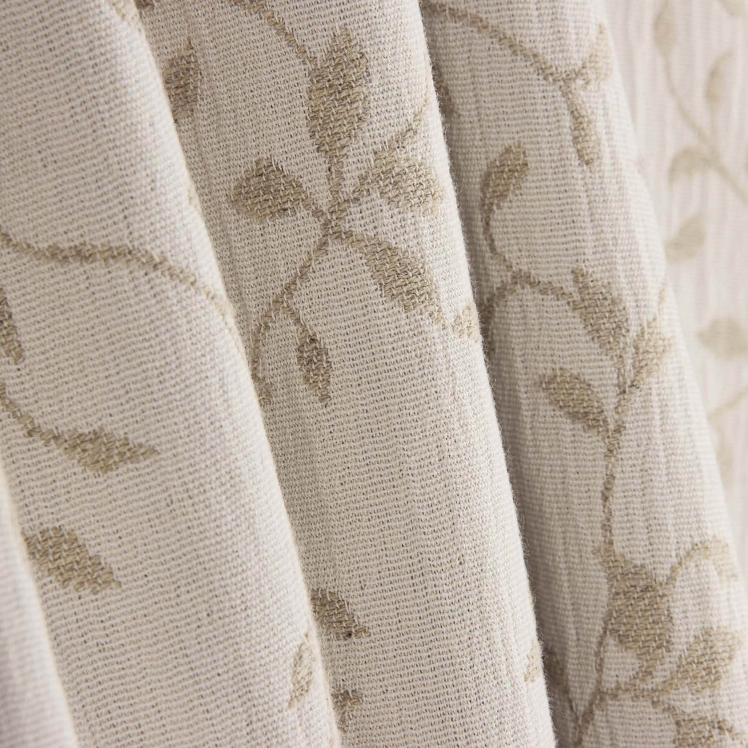 Jacquard para Casa Reversível Folhas Bege - Ribes y Casals