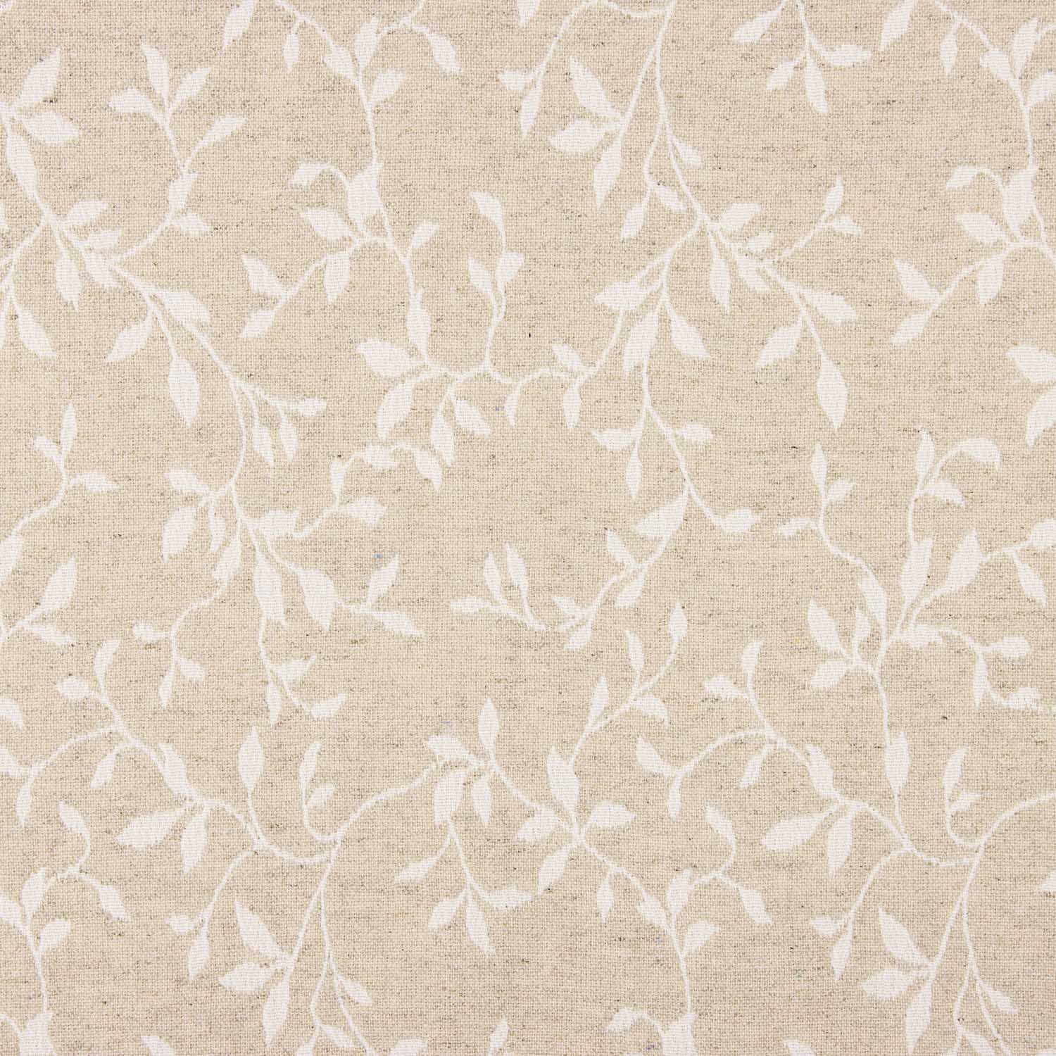 Jacquard para Casa Reversível Folhas Bege - Ribes y Casals