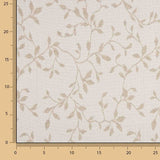 Jacquard para Casa Reversível Folhas Bege - Ribes y Casals