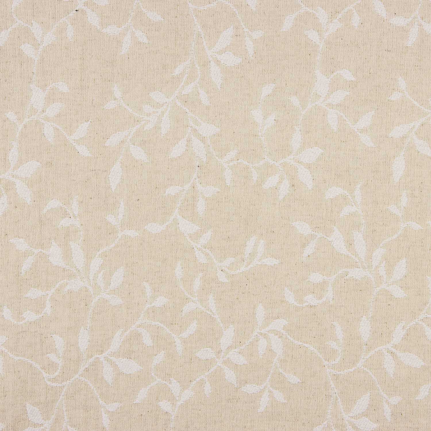 Jacquard para Casa Reversível Branco e Natural com Linho - Ribes y Casals