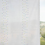 Cortina Plumeti com Franjas Multicoloridas de Verão - Ribes y Casals