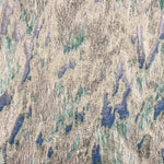 Brocado Lurex com Estampado Abstrato Verde Azul - Ribes y Casals