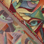 Gobelino estampado abstrato cubista - Ribes y Casals