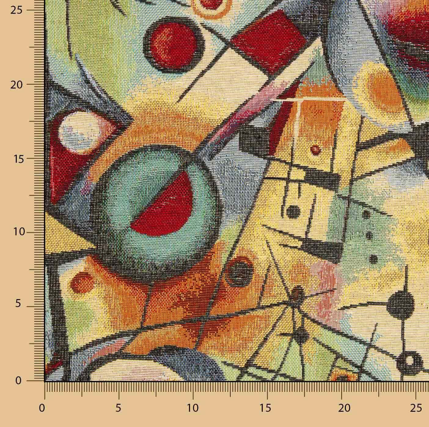 Gobelino Estampado Geométrico Abstrato - Ribes y Casals