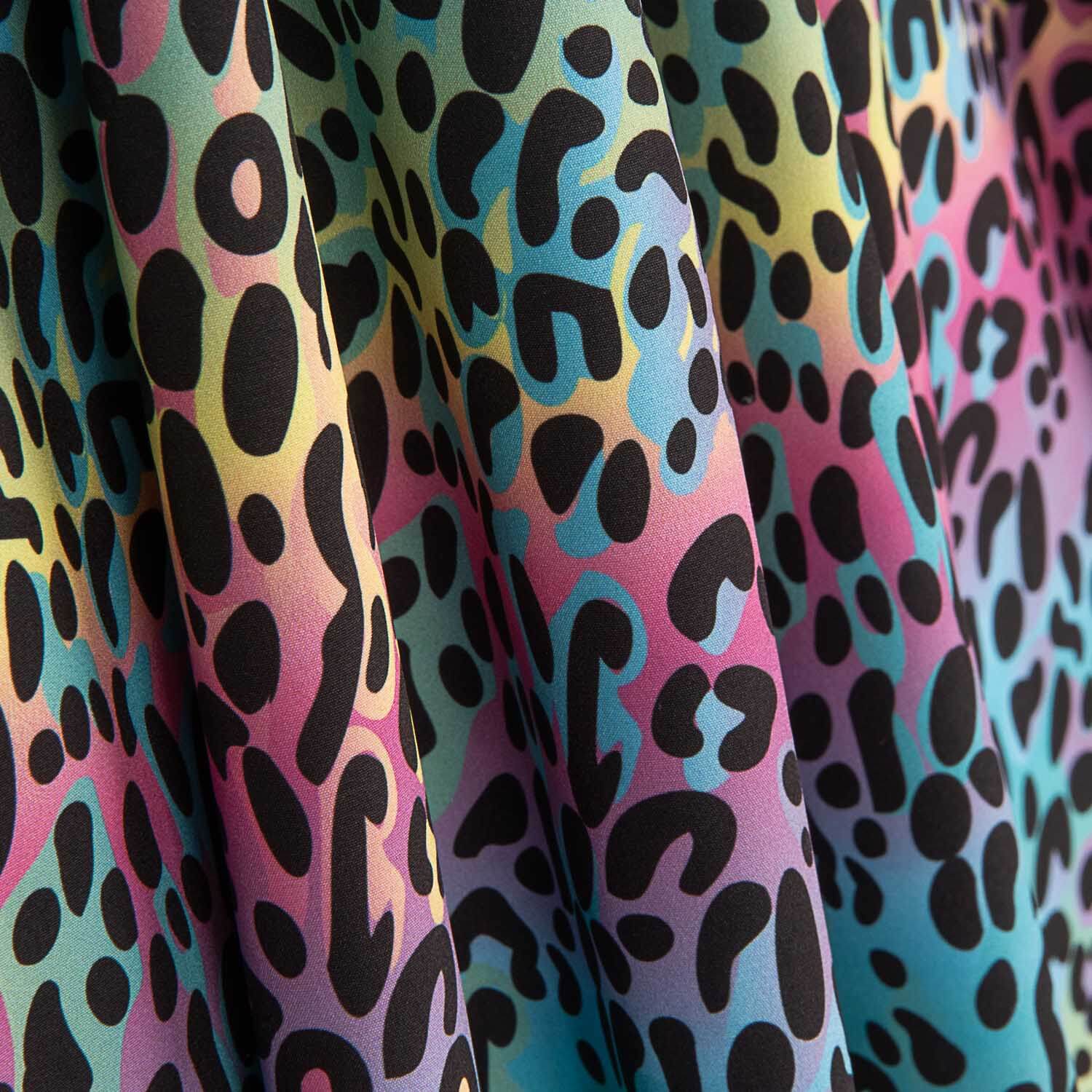 Fibra Técnica Sorona com Estampado Animal Print Neon - Ribes y Casals