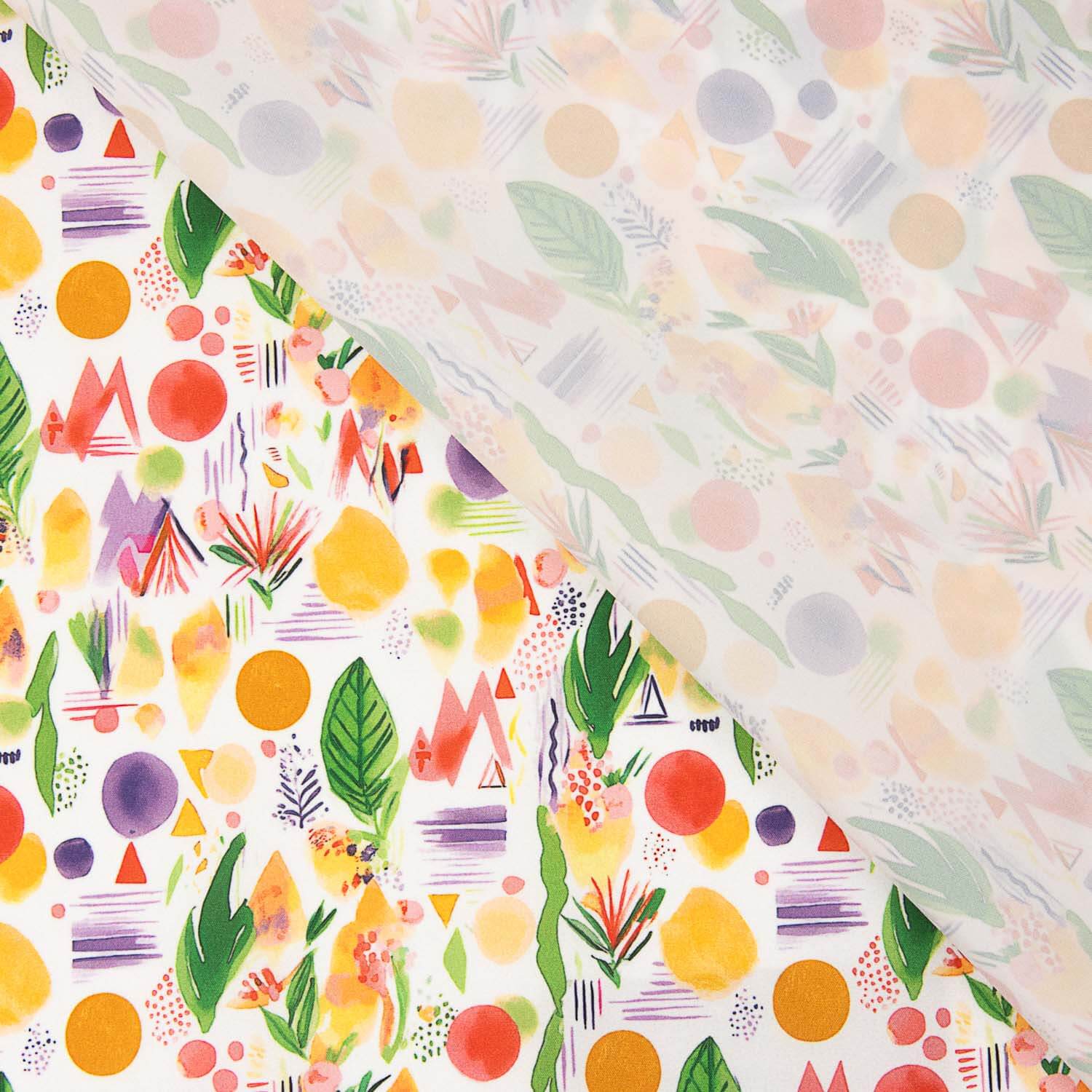 Fibra Técnica Sorona Estampado Abstrato Nature Color - Ribes y Casals