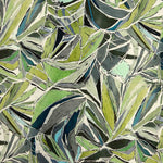 Tencel e Linho com Estampado de Folhas Naturais - Ribes y Casals