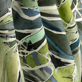 Tencel e Linho com Estampado de Folhas Naturais - Ribes y Casals