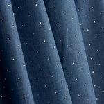 Denim de Algodão com Brilhantes Azuis - Ribes y Casals