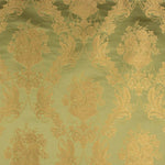 Jacquard Floral Clássico Verde e Dourado - Ribes y Casals