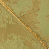 Jacquard Floral Clássico Verde e Dourado - Ribes y Casals