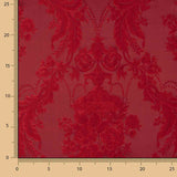 Jacquard Floral Clássico Vermelho - Ribes y Casals