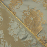 Jacquard Floral Clássico Verde Claro e Bege - Ribes y Casals