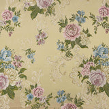 Jacquard Floral Romântico Bege - Ribes y Casals