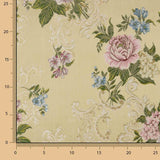 Jacquard Floral Romântico Bege - Ribes y Casals