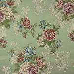 Jacquard Floral Romântico Verde - Ribes y Casals