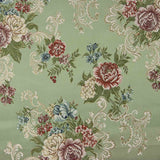 Jacquard Floral Romântico Verde - Ribes y Casals