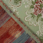 Jacquard Floral Romântico Verde - Ribes y Casals