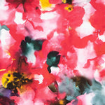 Linho e Algodão com Estampado Floral em Aquarela Chagall - Ribes y Casals