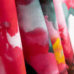 Linho e Algodão com Estampado Floral em Aquarela Chagall - Ribes y Casals