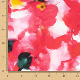 Linho e Algodão com Estampado Floral em Aquarela Chagall - Ribes y Casals