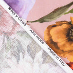 Linho e Algodão com Estampado Floral Romântico Versailles - Ribes y Casals