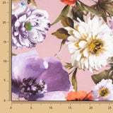 Linho e Algodão com Estampado Floral Romântico Versailles - Ribes y Casals