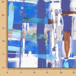 Linho e Algodão com Estampado Abstrato Kandinsky - Ribes y Casals