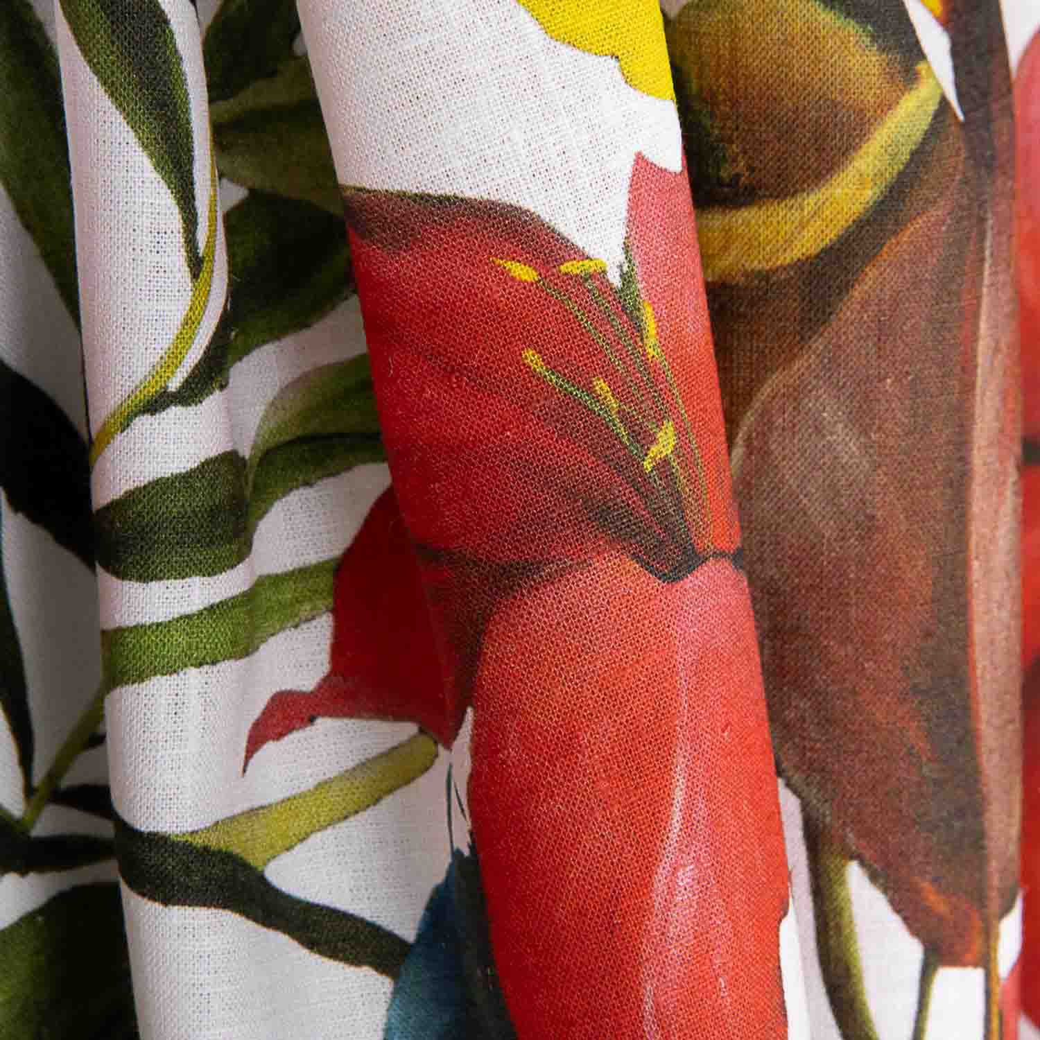 Tecido de linho, algodão, caxemira, étnico, bizantino, 145 cm – Ribes ...