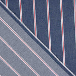 Jeans com listras diplomáticas multicoloridas - Ribes y Casals