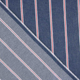 Jeans com listras diplomáticas multicoloridas - Ribes y Casals