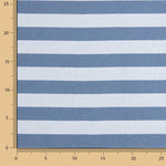 Lona às Riscas Bicolor Azul e Celeste - Ribes y Casals