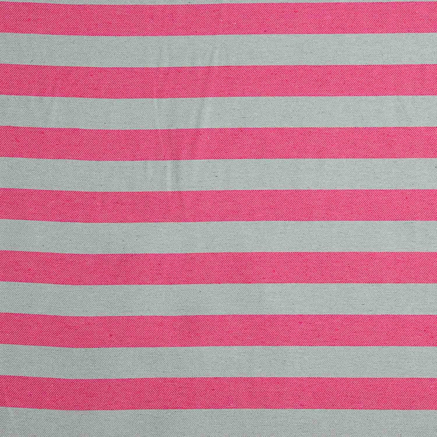 Lona com riscas bicolor rosa e verde acinzentado - Ribes y Casals